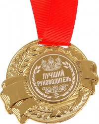 Медаль в красном бархатном футляре: Лучший руководитель 1207900