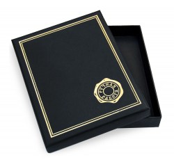 Коробка подарочная для обложки на документы 003-01 цвет черный