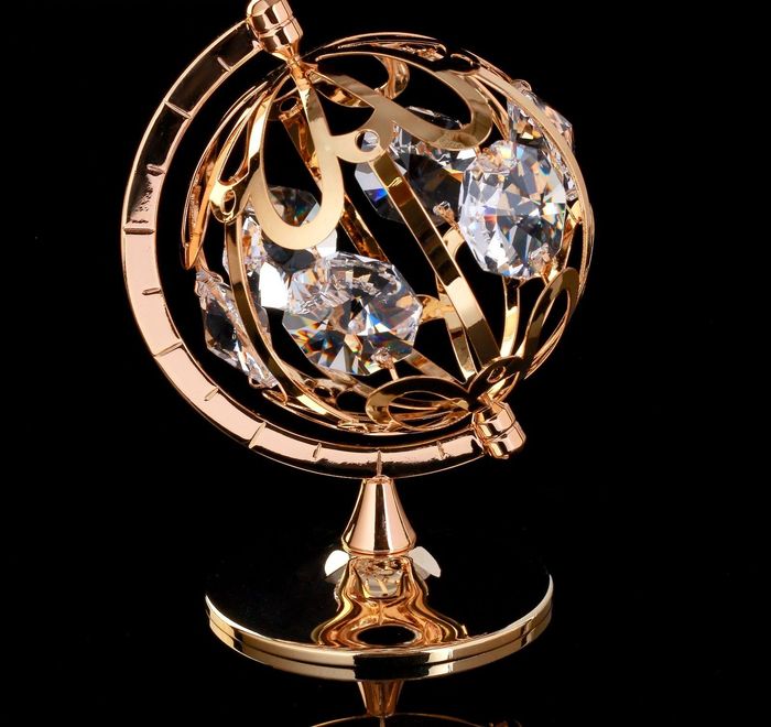 Сувенир Глобус с кристаллами Swarovski El.